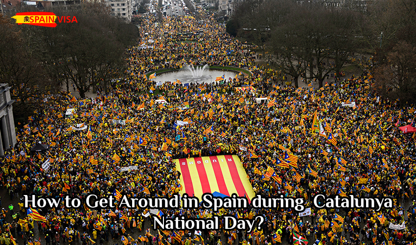 Catalunya National Day in Spain