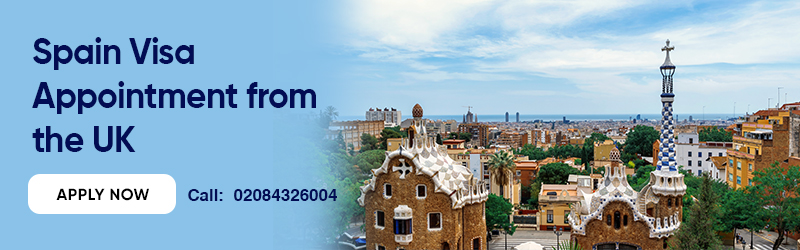 Spain Visa Appointment From UK