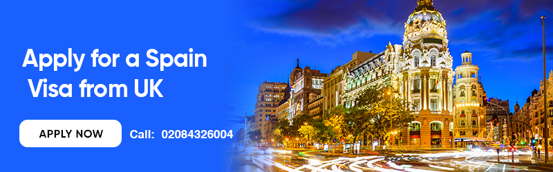 Apply for a Spain Visa from uk